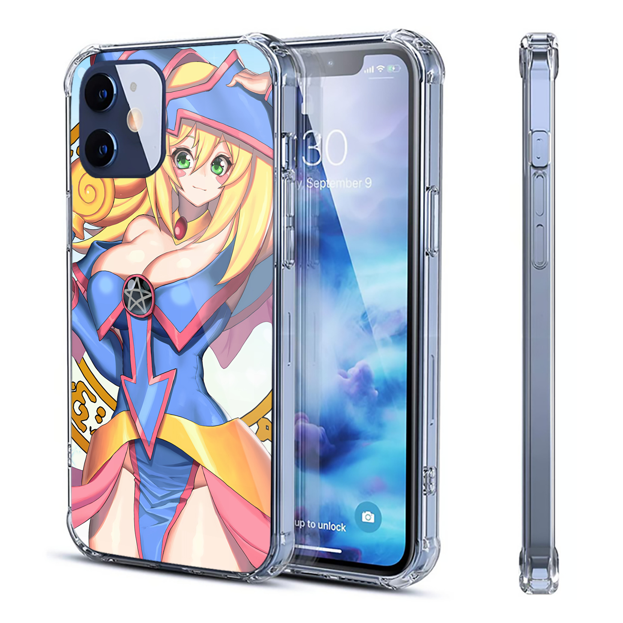 （画像用） 遊☆戯☆王 Yu-Gi-Oh! 【iPhone 12シリーズ対応】透明スマホケース（クリアソフトケース）